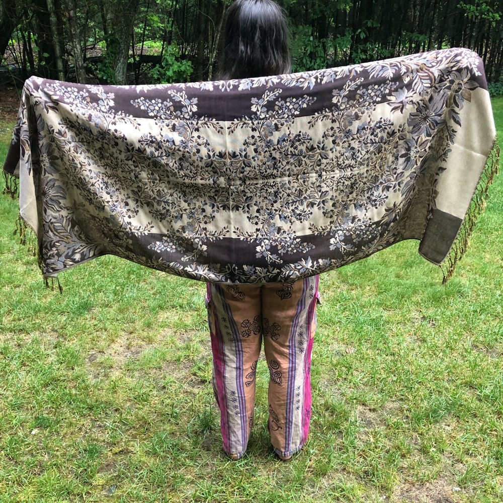 Colorblock Pashmina